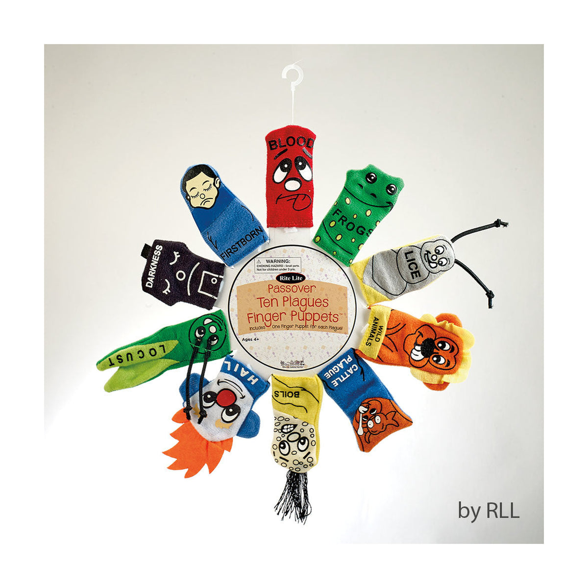 Ten Plagues Finger Puppets, Plush