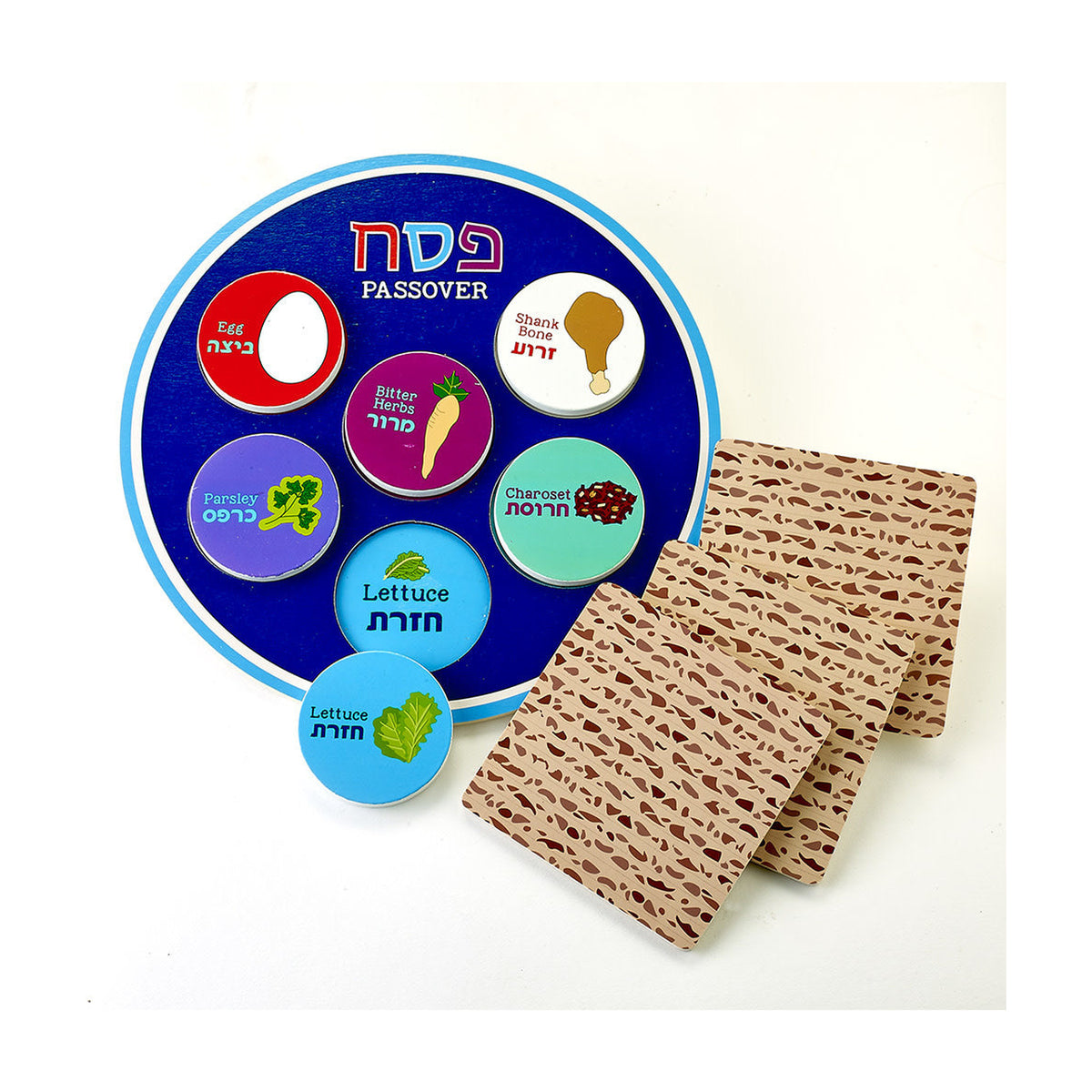 Deluxe Passover Wood Seder Set