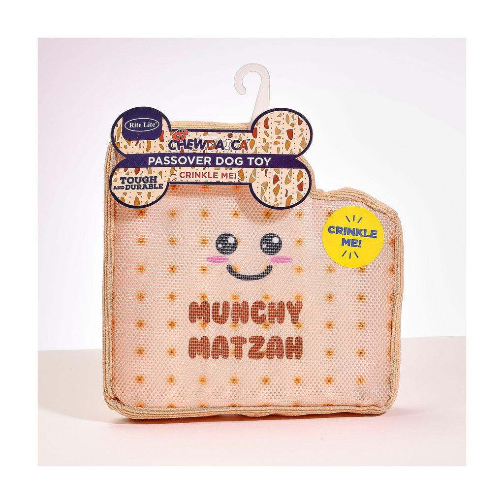 Passover ''Chewdaica'' Dog Toy, Munchy Matzah