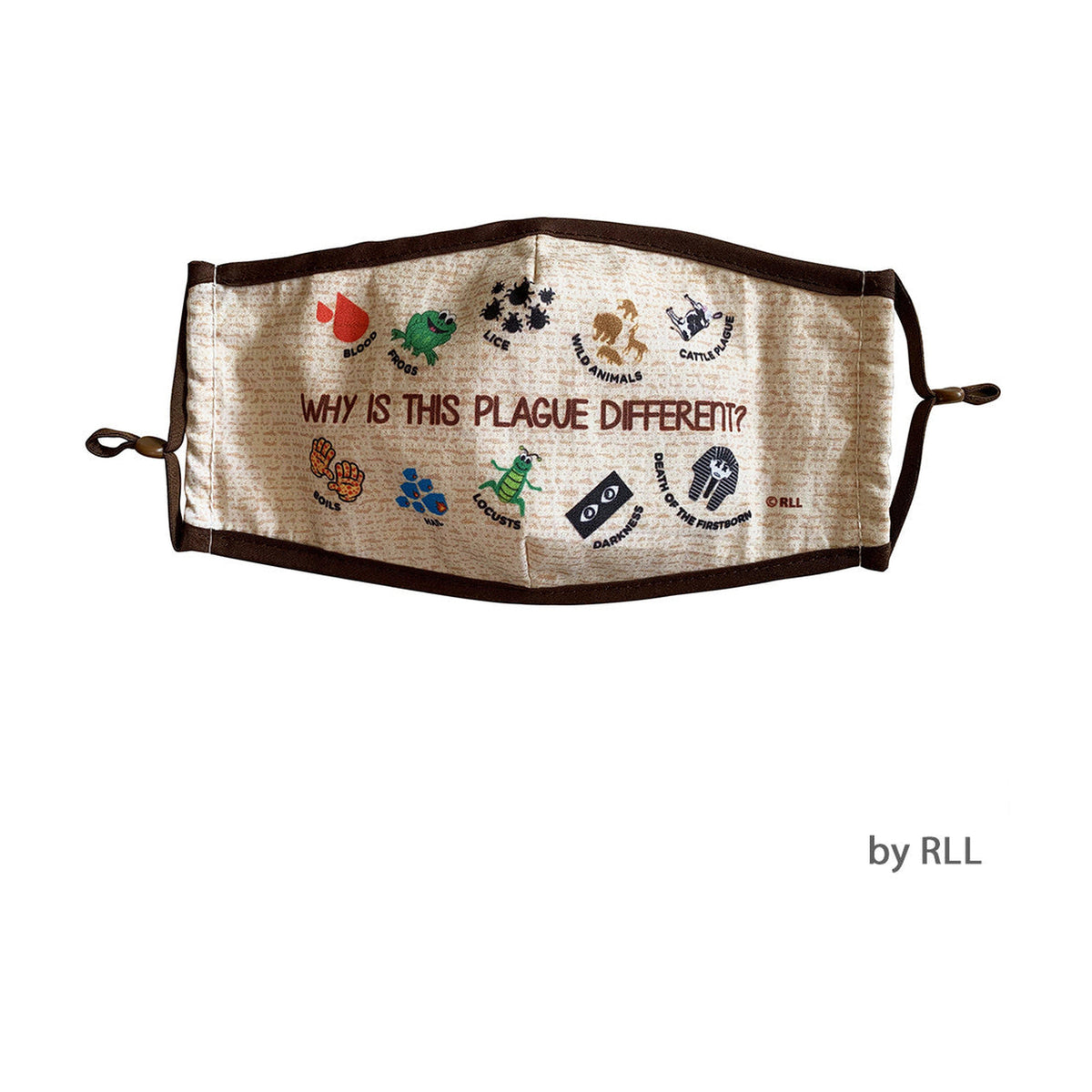 Face Mask, Ten Plagues Design