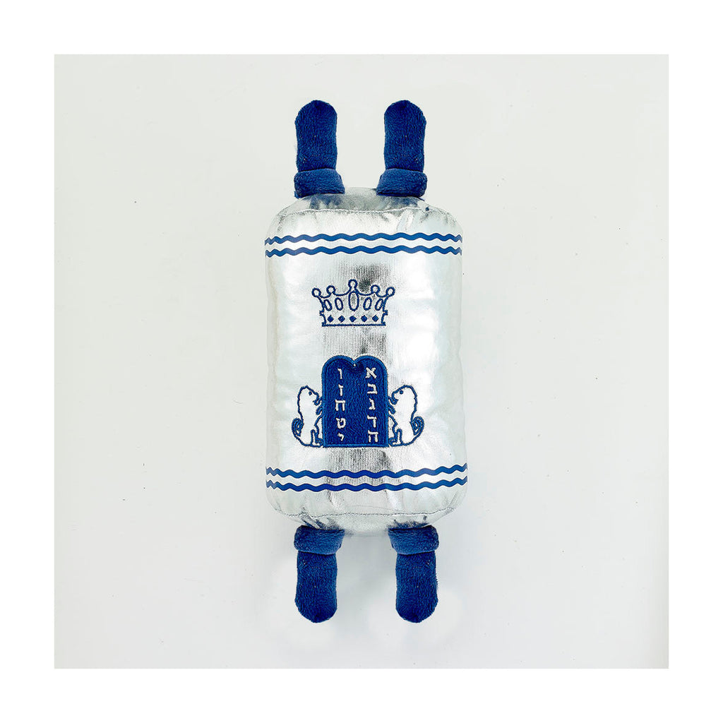 12" Silver Soft Torah - Plush Toy