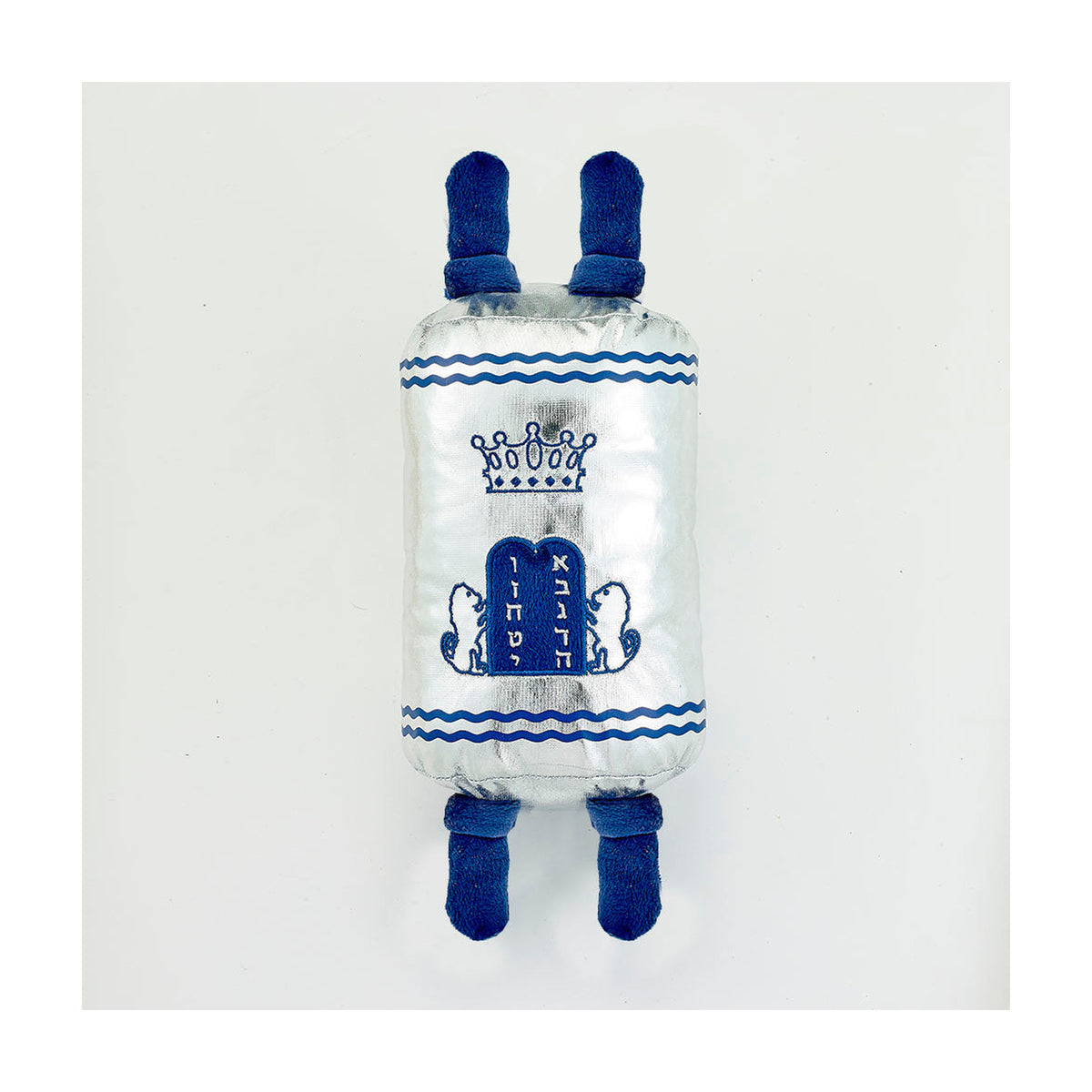 12" Silver Soft Torah - Plush Toy