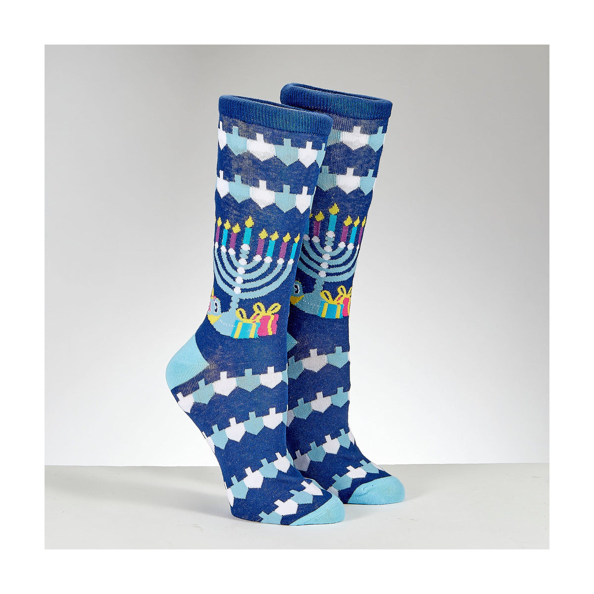 'Ugly Chanukah Sweater'' Adult Crew Socks