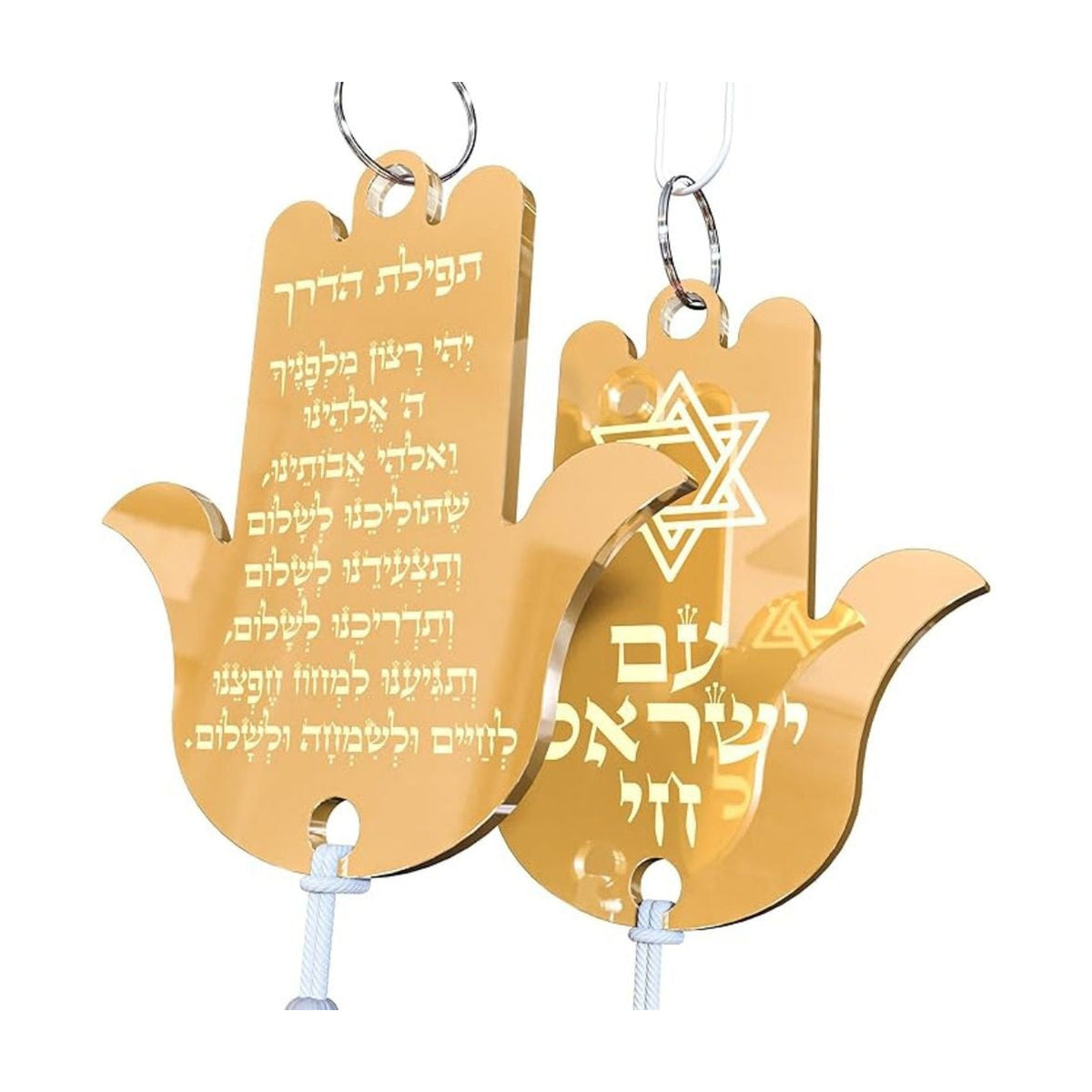 Laser-Engraved Hamsa - Gold