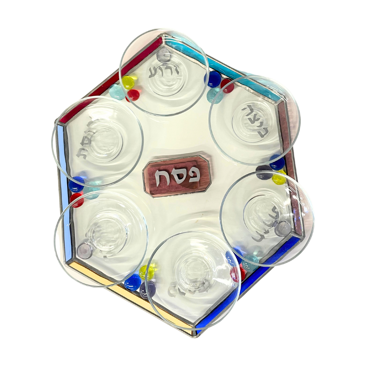 Seder Plate, Glass