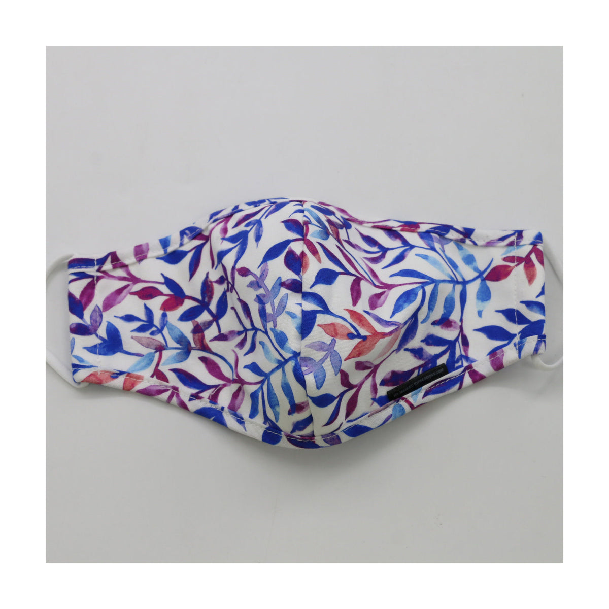Adult Size Mask, Watercolour Leaves
