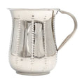 Washing Cup, Silver with Dotted Line Design