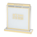 White and Gold Lucite Bencher Stand - Ashkenazi