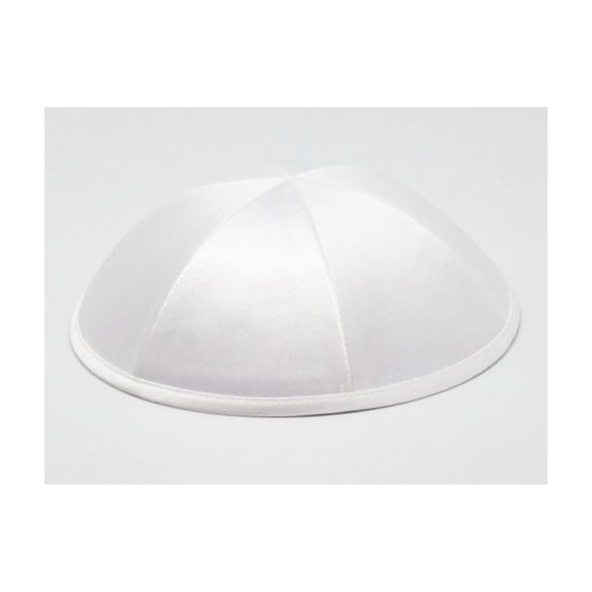 White Deluxe Satin Kippah