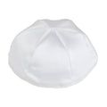 White Traditional Satin Kippah
