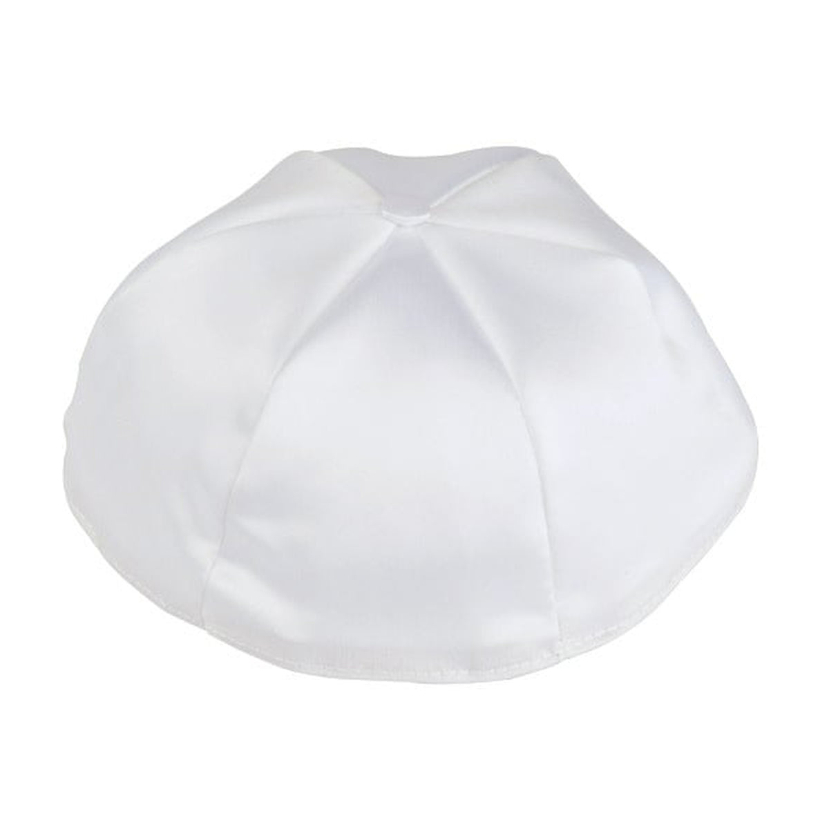 White Traditional Satin Kippah