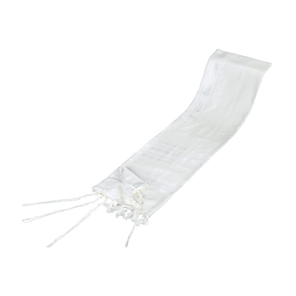 Tallit, Wool, White Stripes
