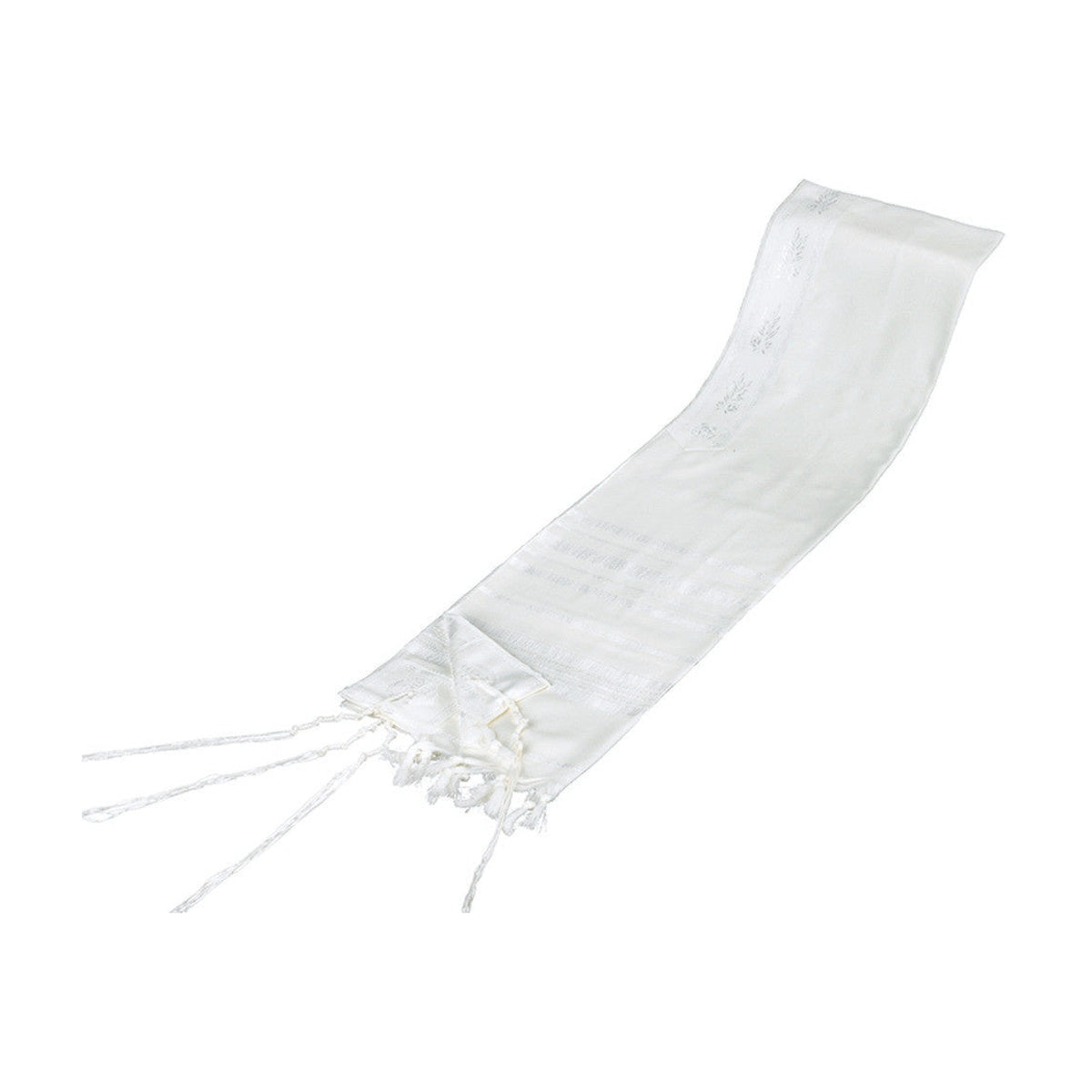 Tallit, Wool, White Stripes