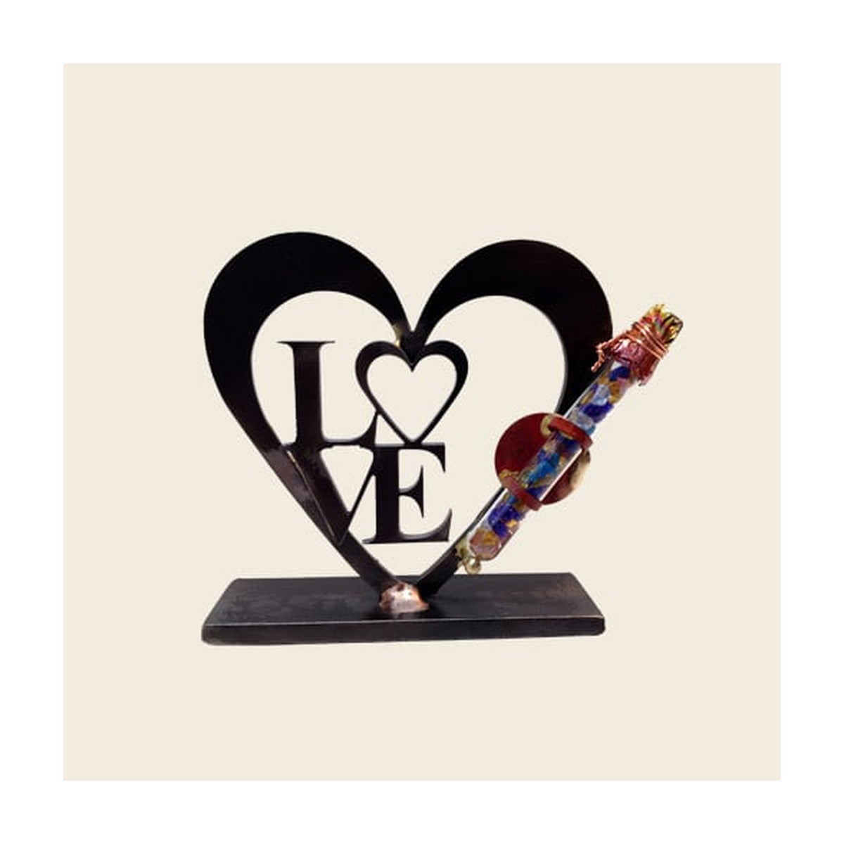 Wedding Glass Keepsake, ''LOVE''
