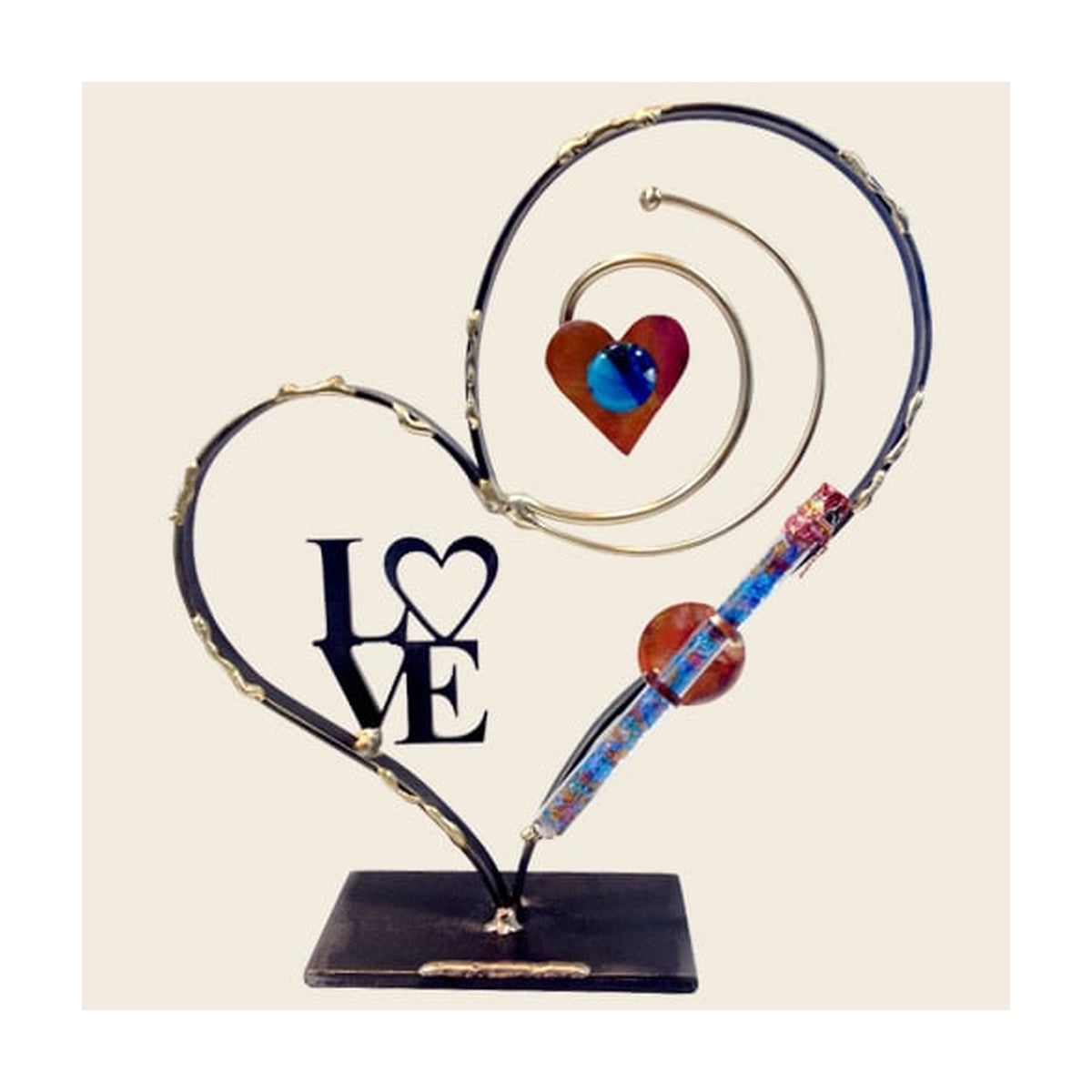 Wedding Glass Keepsake, ''LOVE''