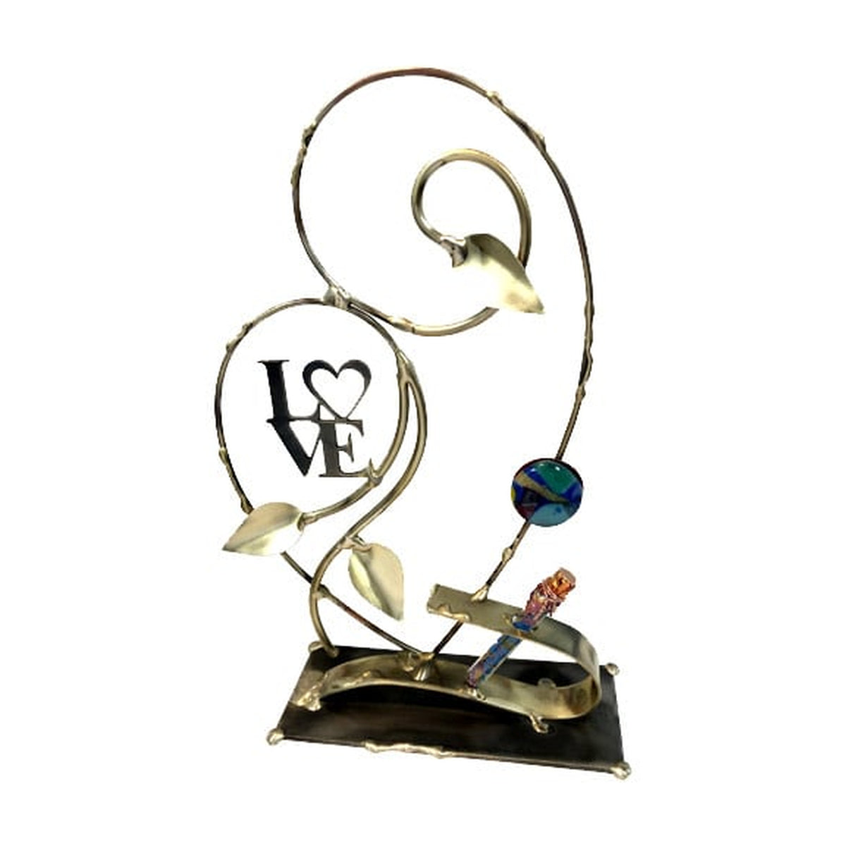 Wedding Glass Keepsake, ''LOVE''