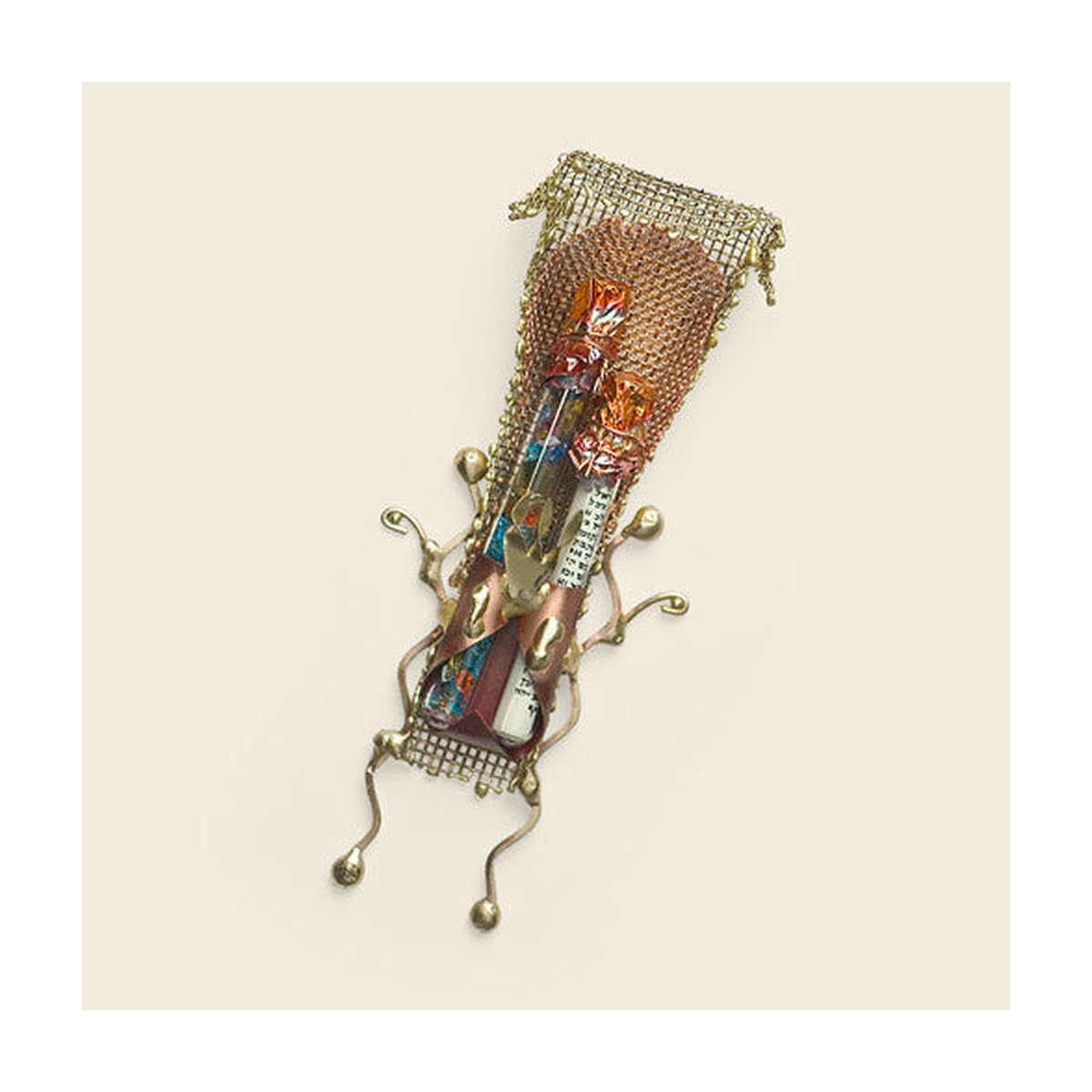 Wedding Glass Mezuzah