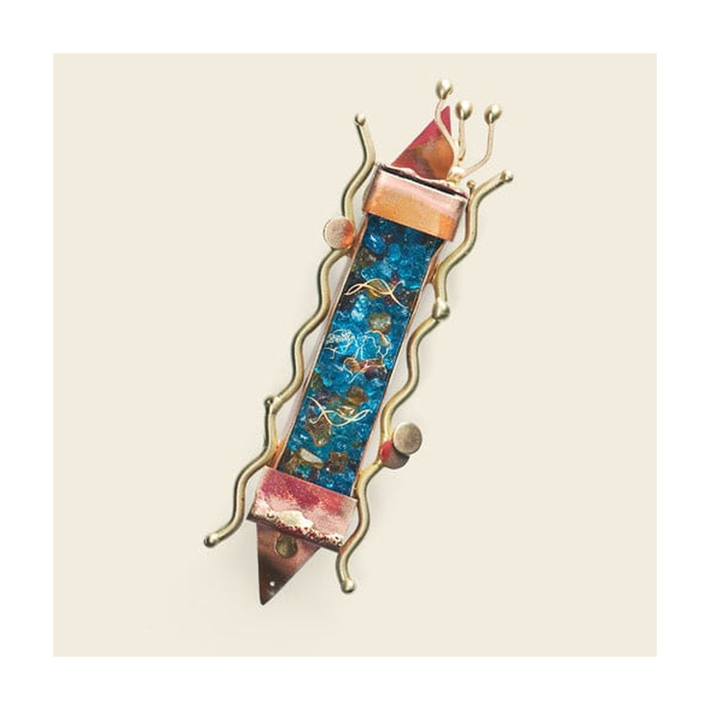Wedding Glass Mezuzah