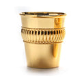 Stemless Kiddush Cup, Minimum Shiur, Gold Plated