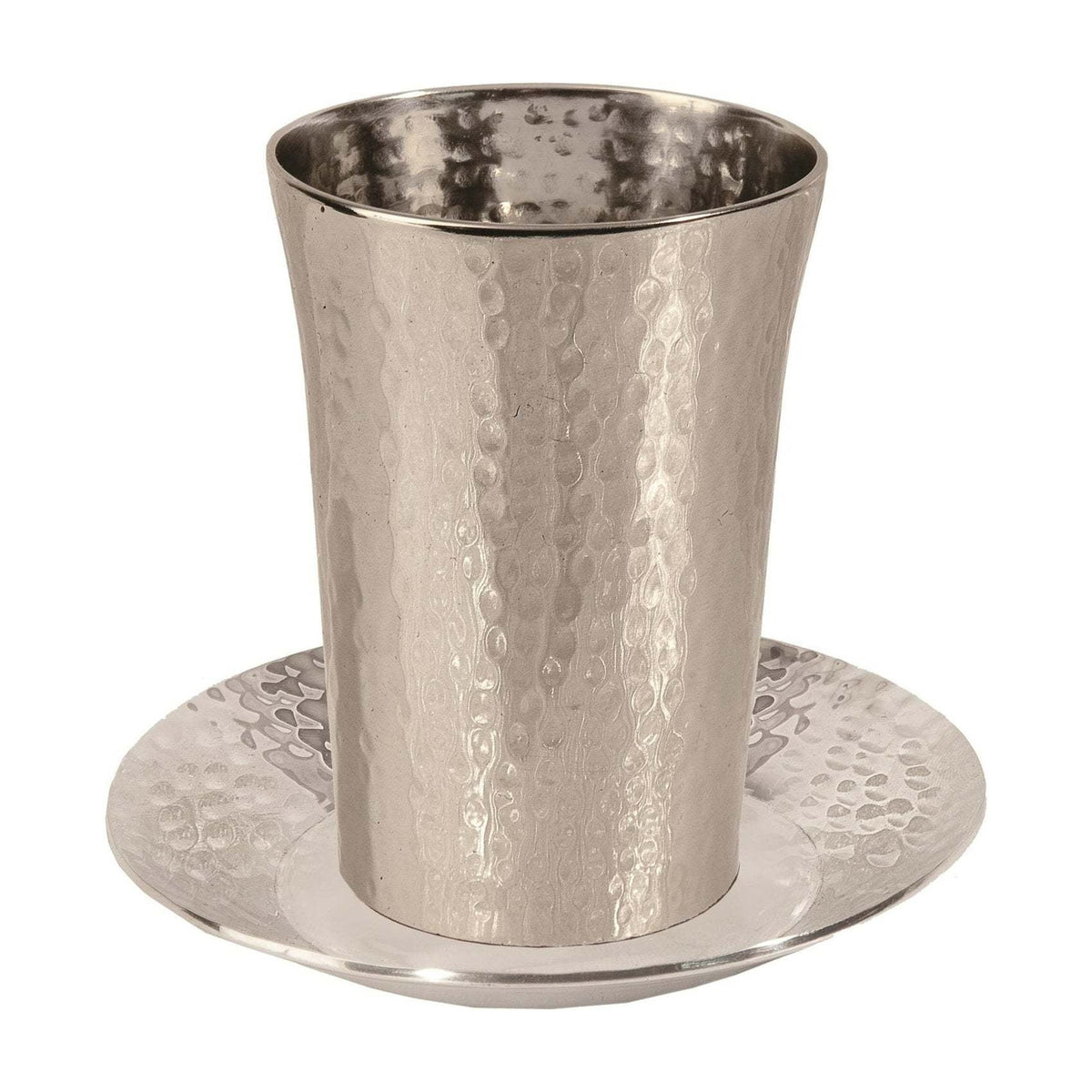 Emanuel Nickel Kiddush Cup - Straight Hammered