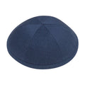 Navy Blue Linen Kippah