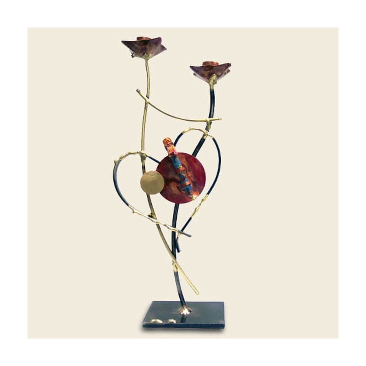 Wedding Glass Candlesticks