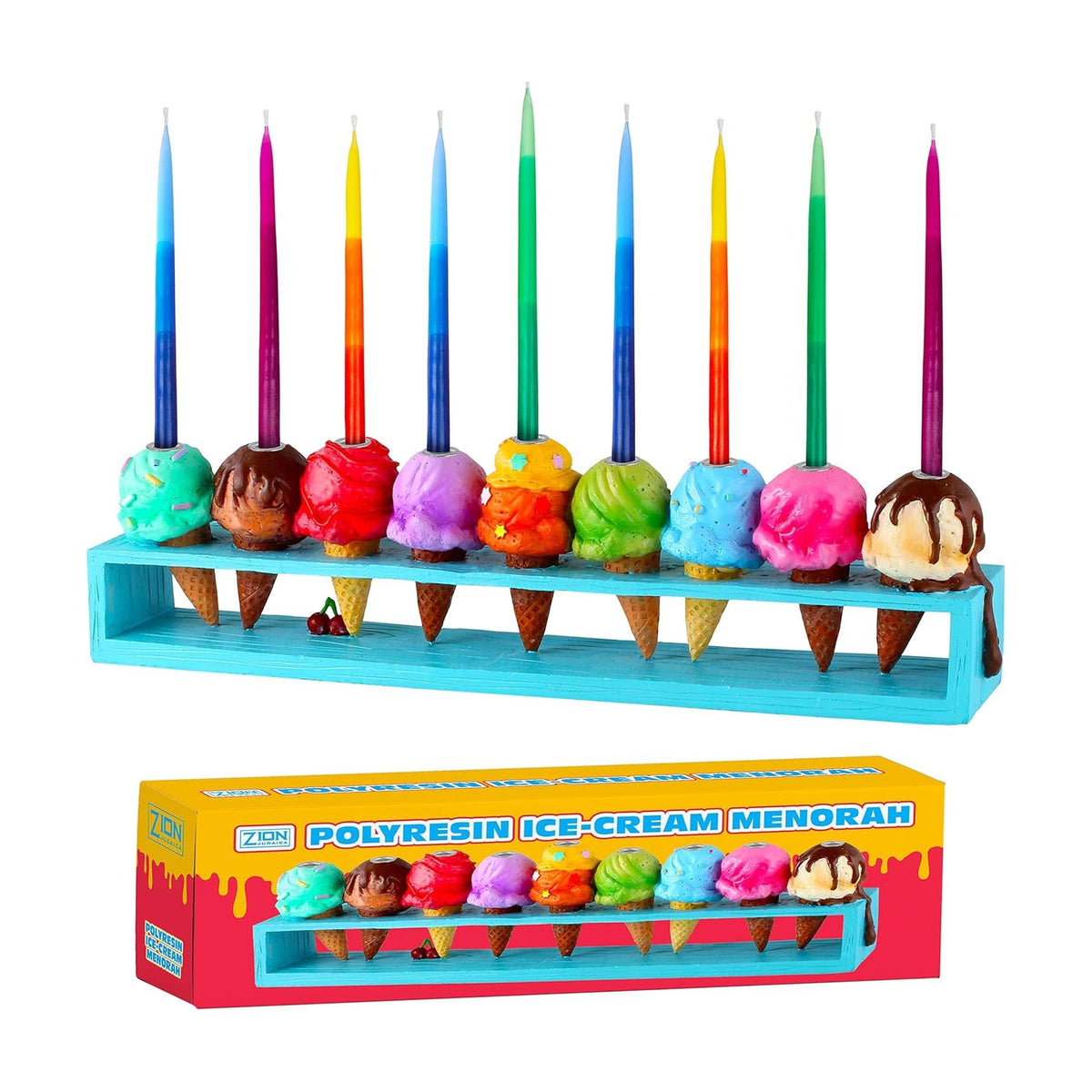Ice Cream Menorah