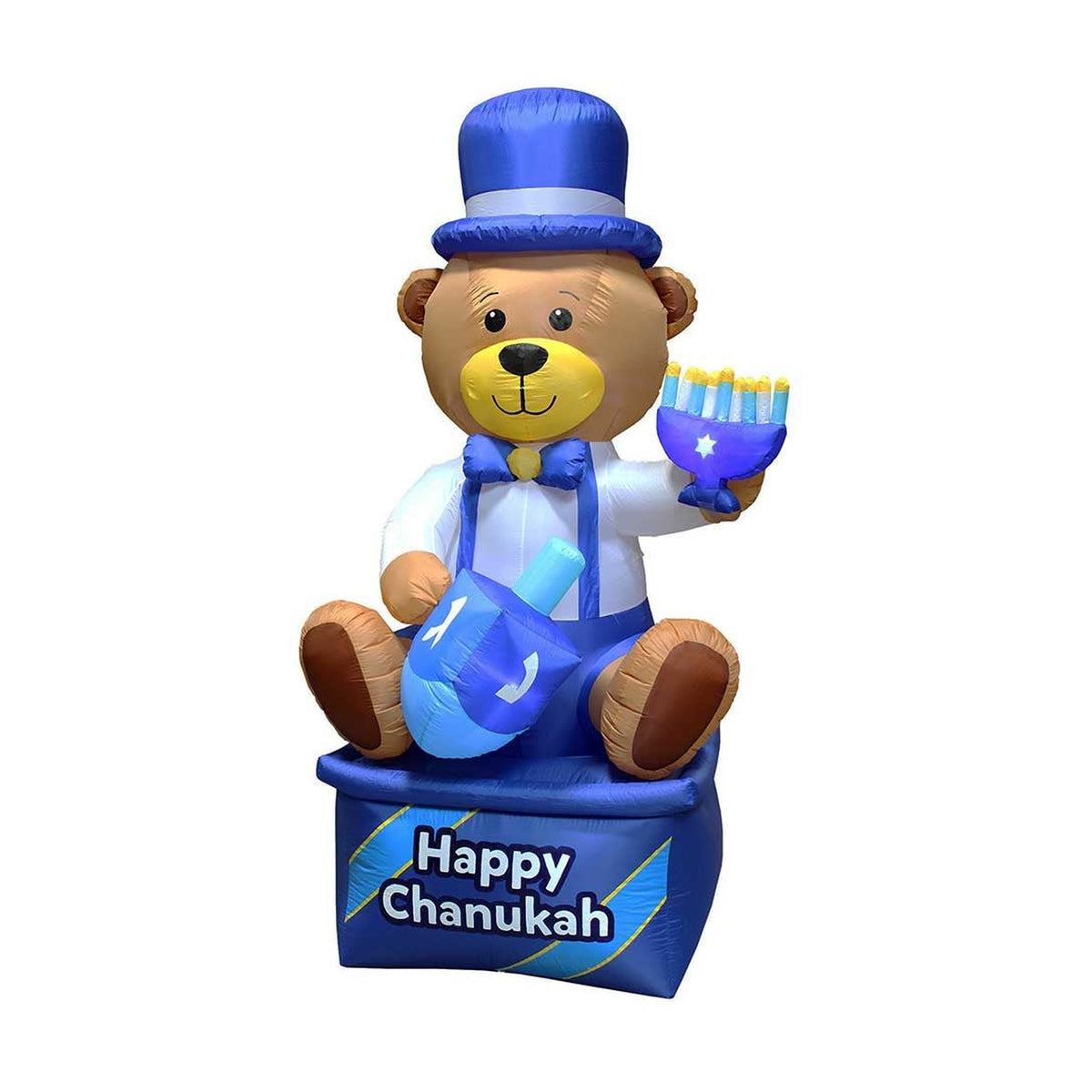 Jumbo Inflatable Chanukah Bear, 8 Feet